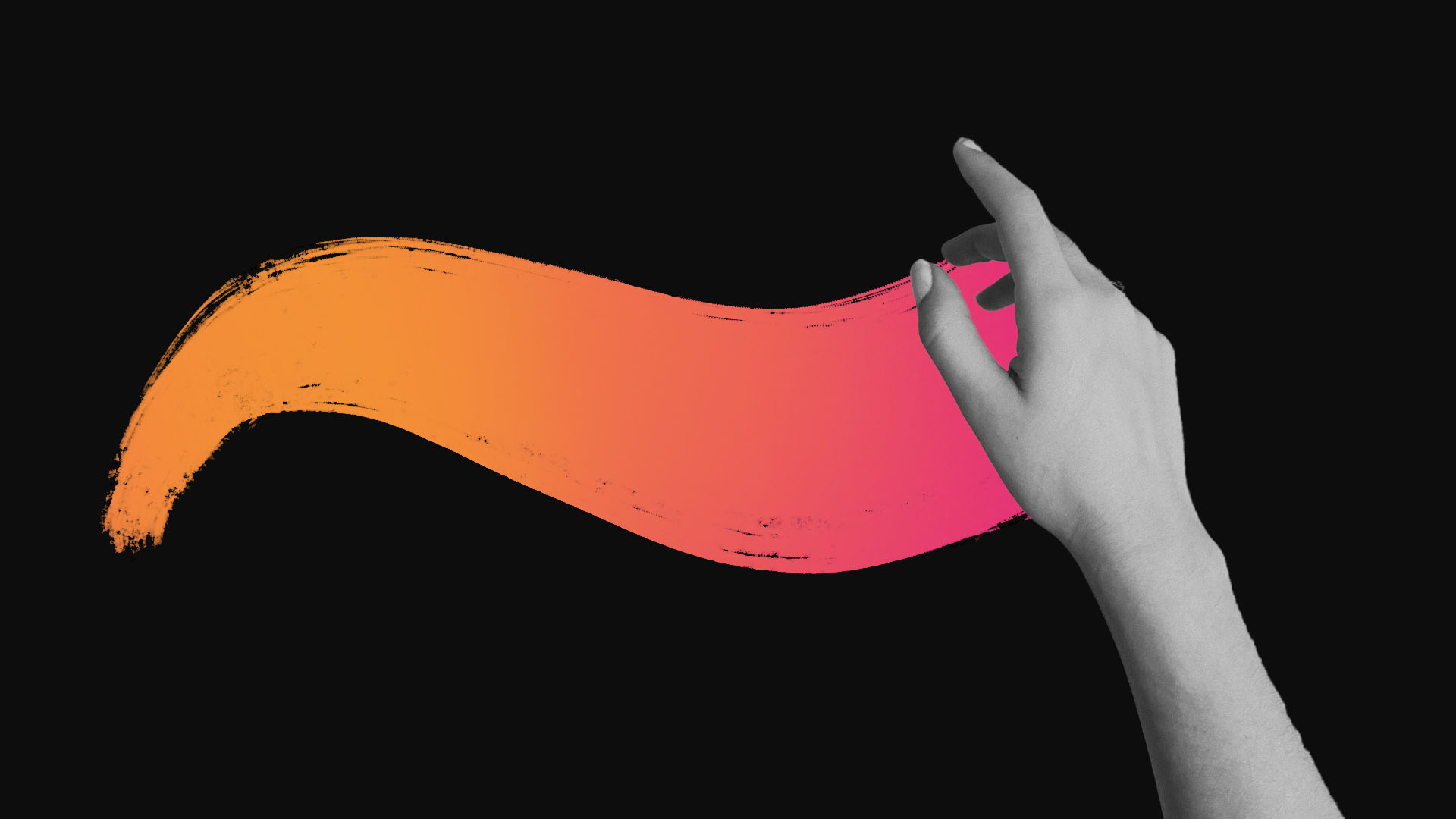 A drawing hand